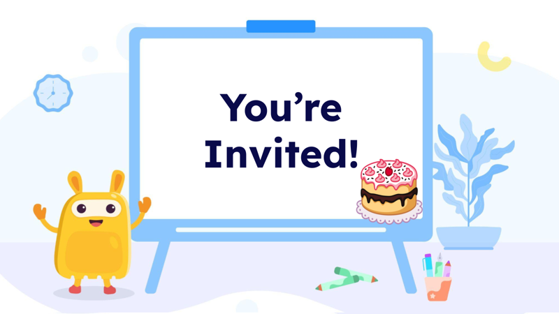 Creative Writing ELA Lesson Plan for 1: Design a birthday party invitation