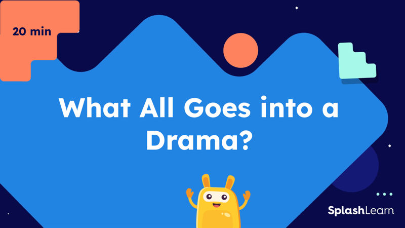 Reading Comprehension ELA Lesson Plan for 4: What All Goes into a Drama?