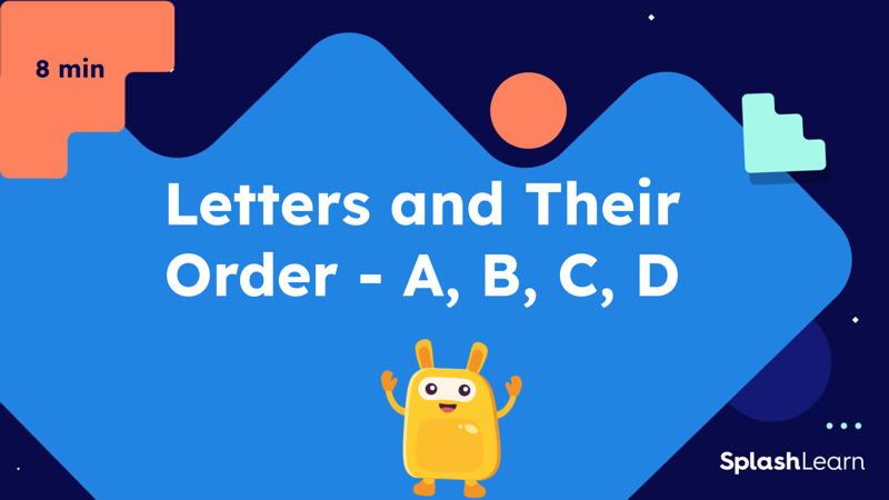 Letter A ELA Lesson Plan for Pre-K: Letters and Their Order - A, B, C, D