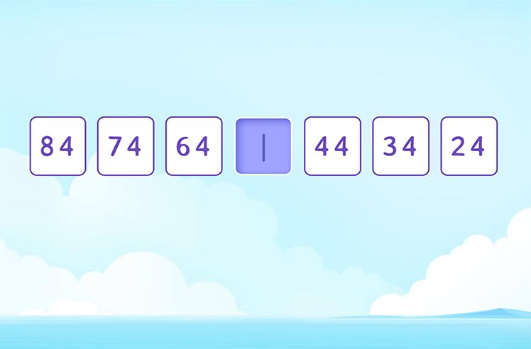 Skip Count By 10 game for 1: Counting by Tens