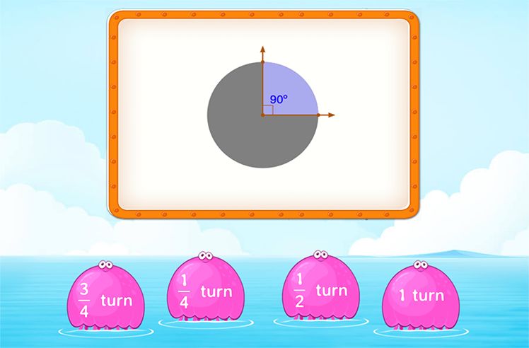 Angles game for 4: Identifying Benchmark Angles