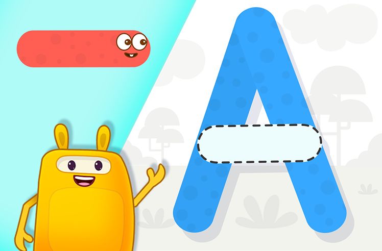 Letter Tracing A game for Pre-K: Let's Make the Letter A