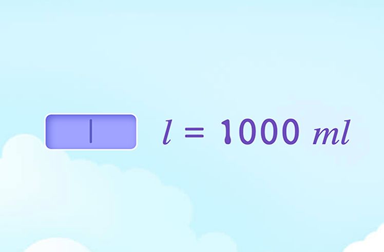 Capacity game for 4: Using Conversion of Capacity to Fill in the Correct Value