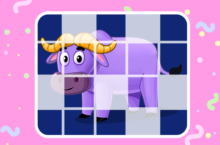 Animals game for Pre-K: Buffalo Picture Perfect