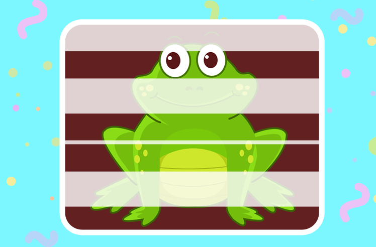 Animals game for Pre-K: Frog Picture Perfect