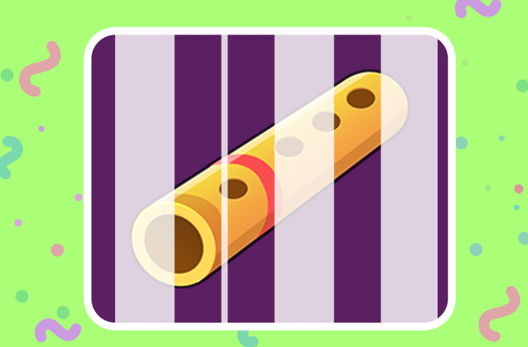 Musical Instruments game for Pre-K: Flute Picture Perfect