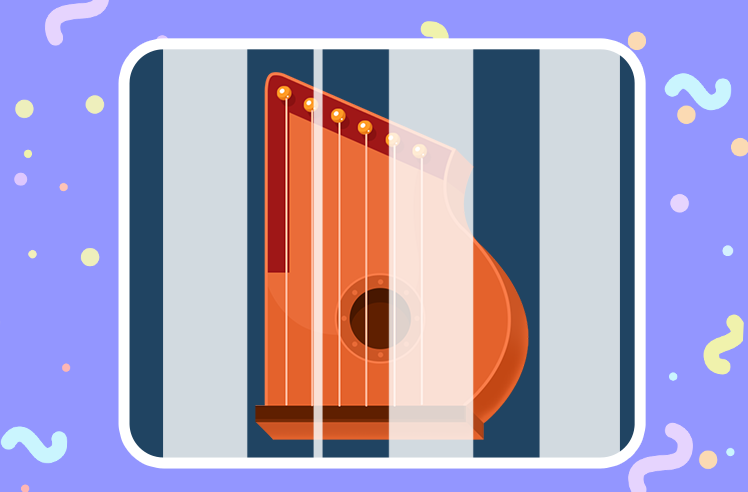 Musical Instruments game for Pre-K: Dive into the Zither Picture