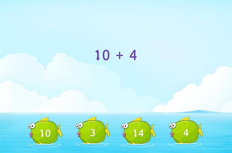 Teen Numbers game for K: Finding 10 and More