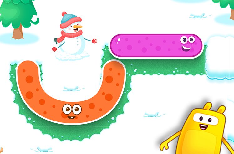 Letter Tracing G game for Pre-K: Tracing Big Letters with Standing, Sleeping & Curvy Lines - G
