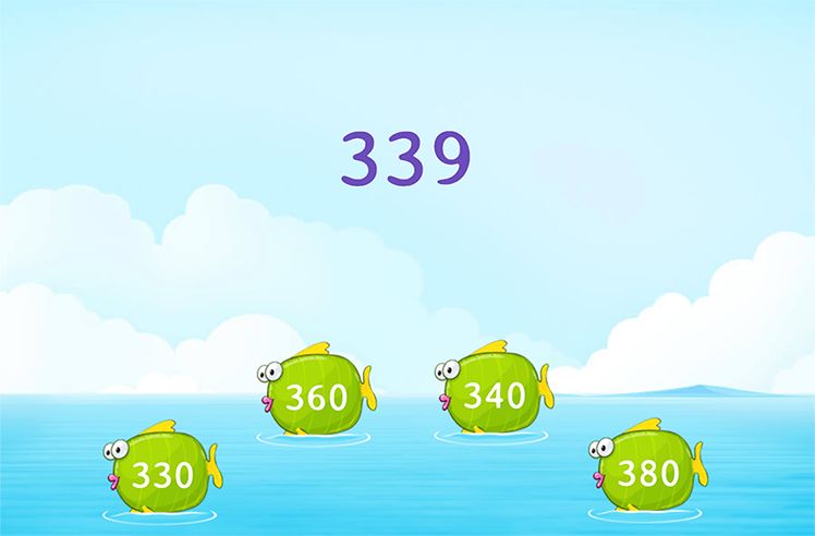 Round Numbers To The Nearest 10 game for 3: Rounding 3-Digit Numbers to the Nearest 10