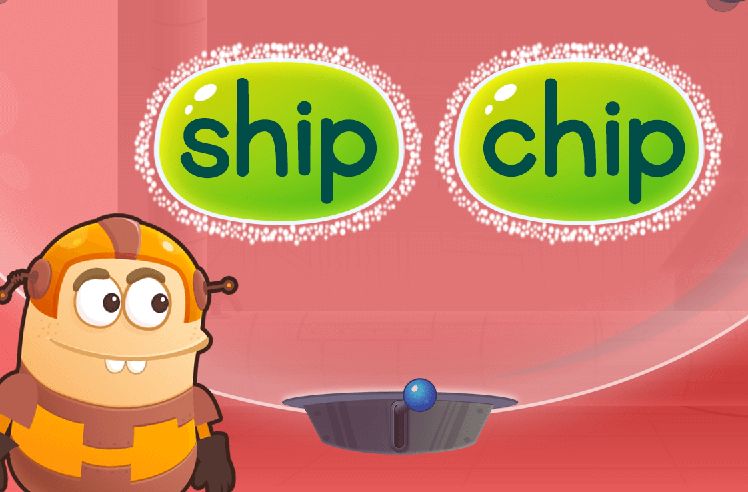 Ccvc Words game for K: Find Words Using Blending Chip and Shot